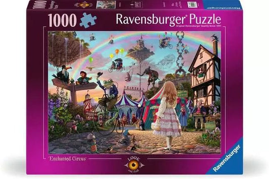 Ravensburger: Jigsaw Puzzle Look & Find: Enchanted Circus - 1000 Pieces Puzzle - GamesLand Canada