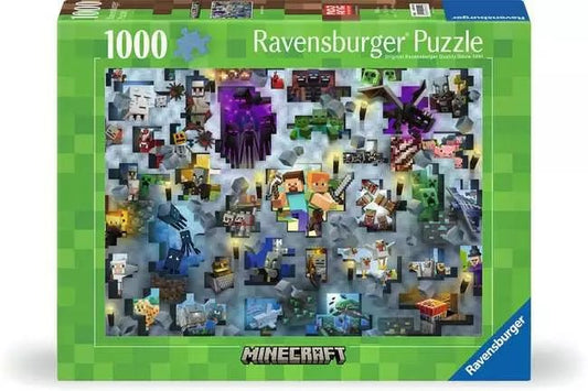 Ravensburger: Jigsaw Puzzle Minecraft Mobs 1000 Pc Puzzle - GamesLand Canada