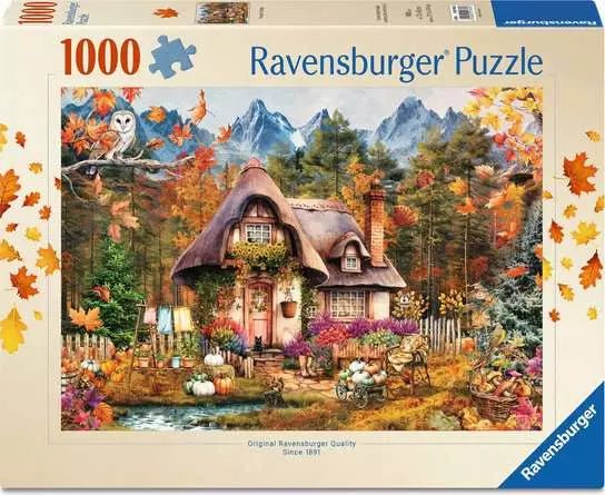 Ravensburger: Jigsaw Puzzle Pumpkin Cottage 1000 Pc Puzzle - GamesLand Canada