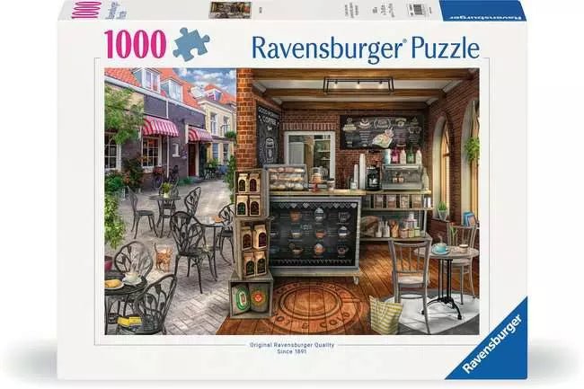 Ravensburger: Jigsaw Puzzle Quaint Cafe 1000 pc Puzzle - GamesLand Canada