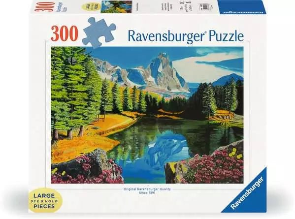 Ravensburger: Jigsaw Puzzle Rocky Mountain Reflections - 300 Pieces Puzzle - GamesLand Canada