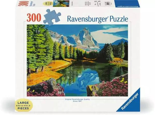 Ravensburger: Jigsaw Puzzle Rocky Mountain Reflections - 300 Pieces Puzzle - GamesLand Canada