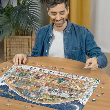 Ravensburger: Jigsaw Puzzle Santa's Workshop 1000 Pieces Puzzle - GamesLand Canada