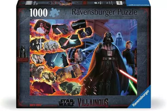 Ravensburger: Jigsaw Puzzle Star Wars Villainous: Darth Vader and Fig 1000 pc Puzzle - GamesLand Canada