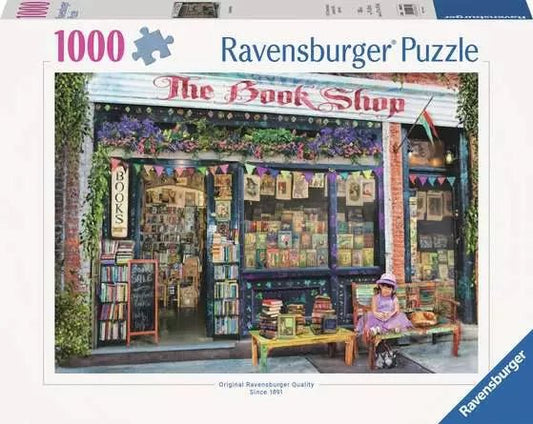Ravensburger: Jigsaw Puzzle The Bookshop - 1000 Pieces Puzzle - GamesLand Canada