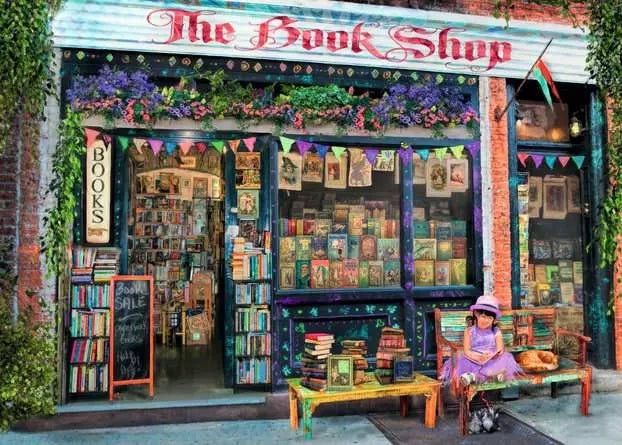 Ravensburger: Jigsaw Puzzle The Bookshop - 1000 Pieces Puzzle - GamesLand Canada