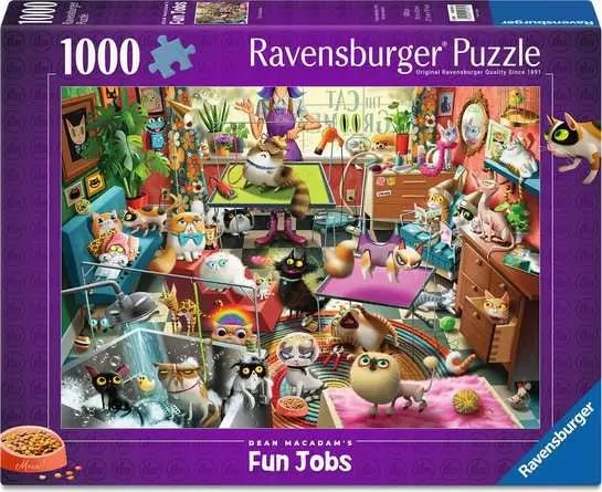 Ravensburger: Jigsaw Puzzle The Cat Groomer 1000 pc Puzzle - GamesLand Canada