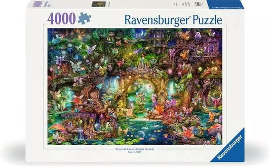 Ravensburger: Jigsaw Puzzle The Hidden World of Fairies - 4000 Pieces Puzzle - GamesLand Canada