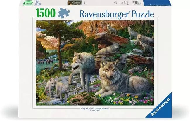 Ravensburger: Jigsaw Puzzle Wolves in Spring - 1500 Pieces Puzzle - GamesLand Canada