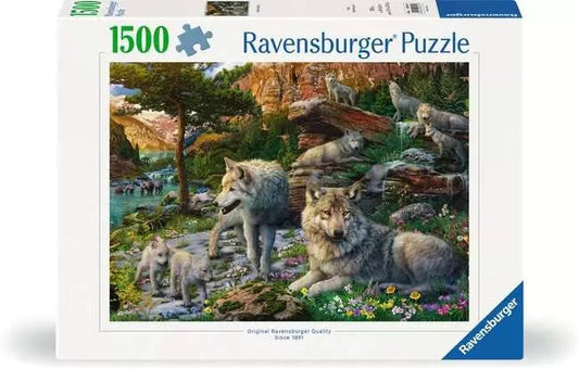 Ravensburger: Jigsaw Puzzle Wolves in Spring - 1500 Pieces Puzzle - GamesLand Canada