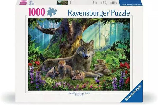 Ravensburger: Jigsaw Puzzle Wolves in the Forest - 1000 Pieces Puzzle - GamesLand Canada