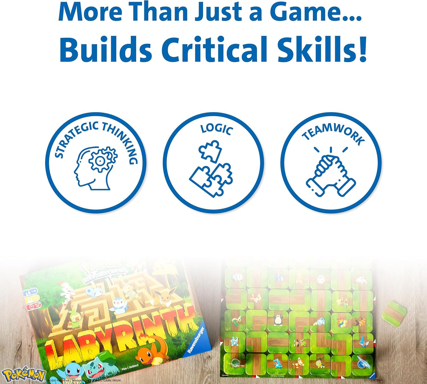 Ravensburger Pokémon Labyrinth Family Board Game for Kids & Adults - GamesLand Canada