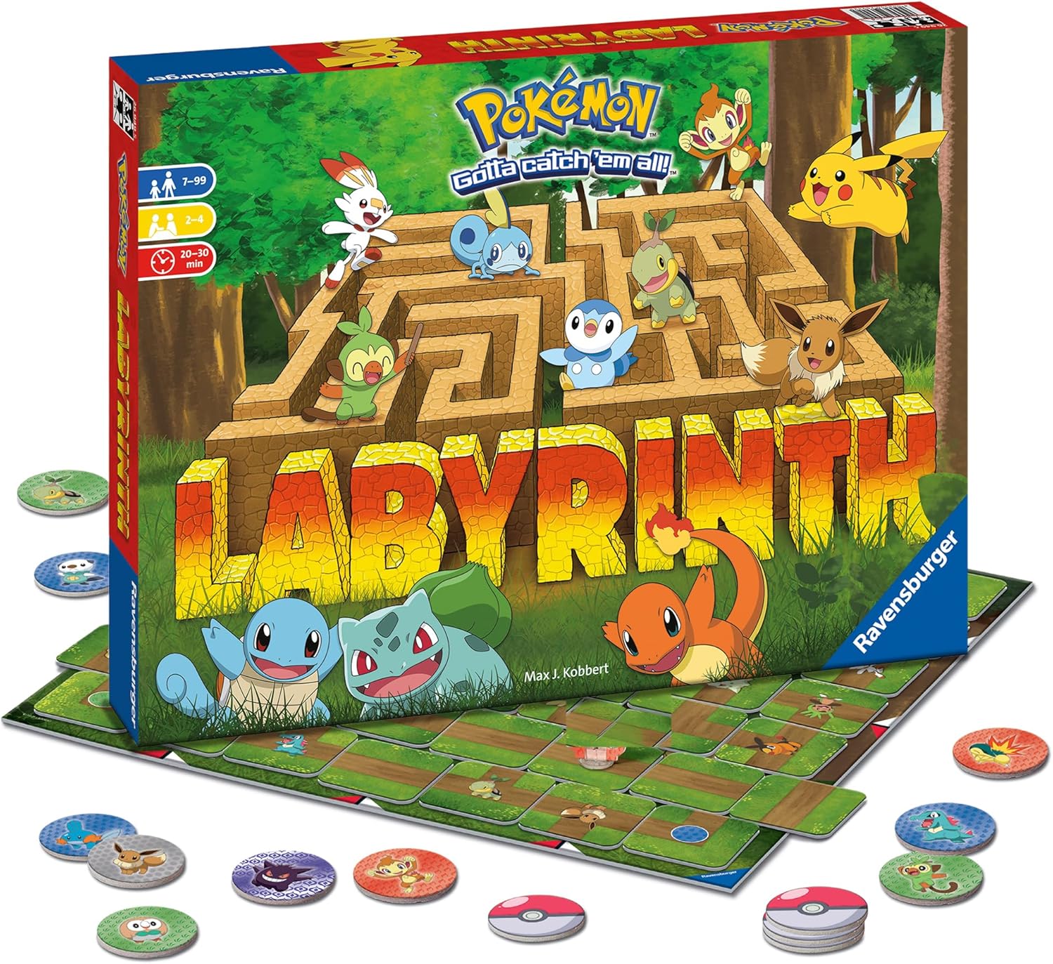 Ravensburger Pokémon Labyrinth Family Board Game for Kids & Adults - GamesLand Canada