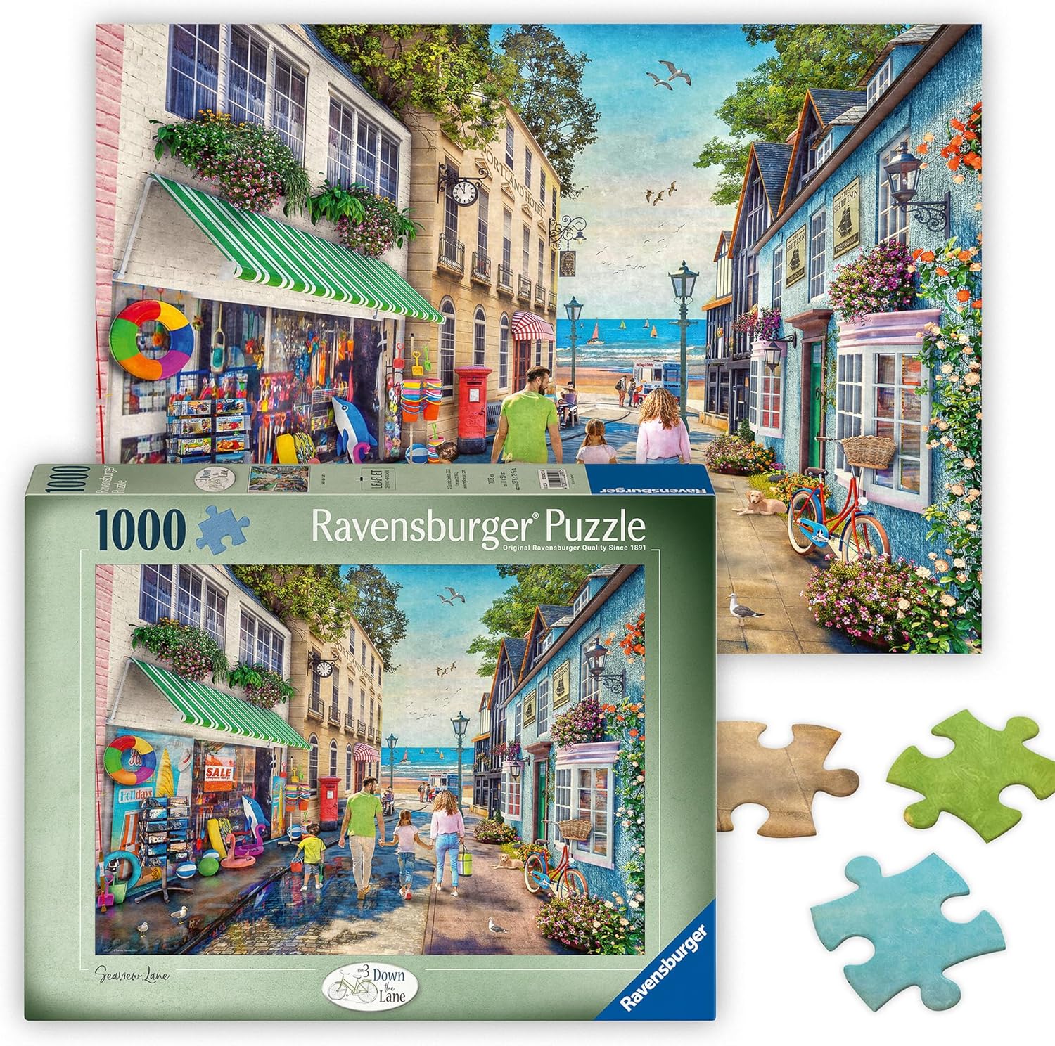 Ravensburger Seaview Lane 1000 Piece Jigsaw Puzzle - GamesLand Canada