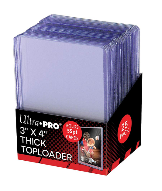 ULTRA PRO TOPLOAD 3X4 55PT THICK 25CT