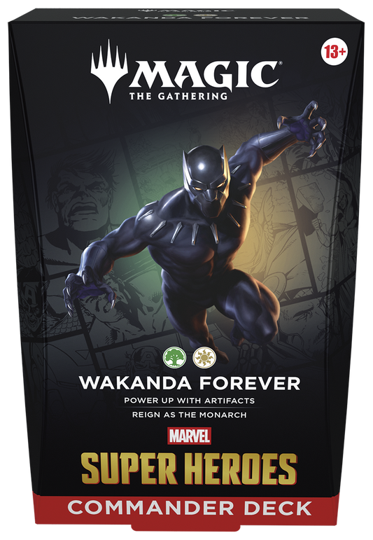 MAGIC THE GATHERING: MARVEL SUPER HEROES COMMANDER DECK - WAKANDA FOREVER