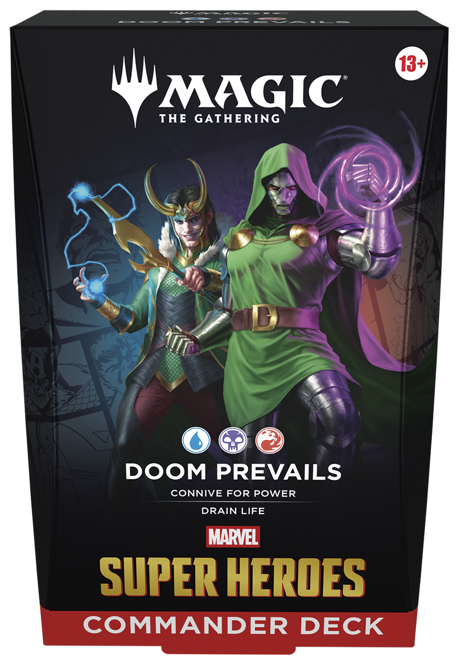 MAGIC THE GATHERING: MARVEL SUPER HEROES COMMANDER DECK - DOOM PREVAILS