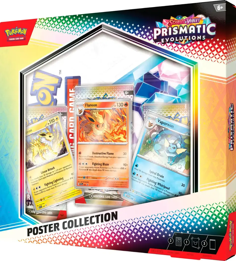 POKEMON SV8.5 PRISMATIC EVOLUTIONS POSTER COLLECTION (PRE-ORDER)