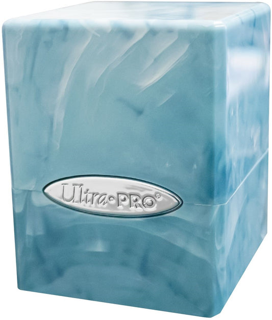 ULTRA PRO D-BOX SATIN CUBE LIME BLUE/WHITE