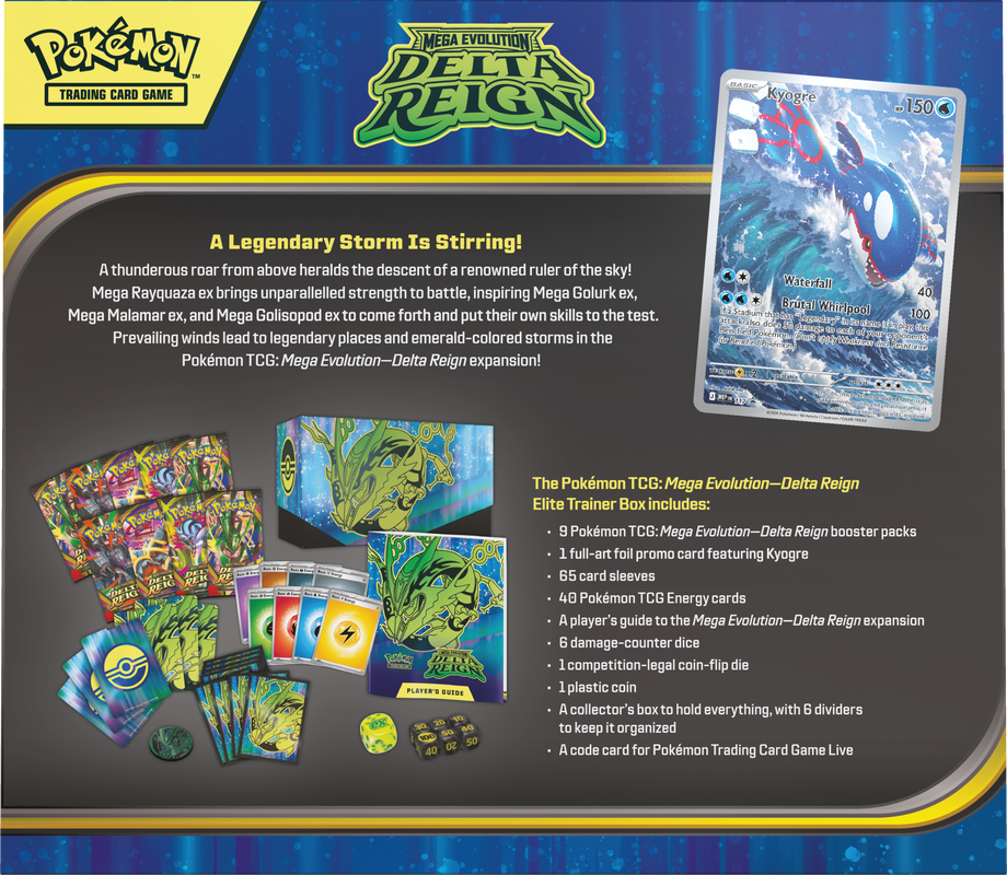 POKEMON ME06 DELTA REIGN ELITE TRAINER BOX (Pre-Order)