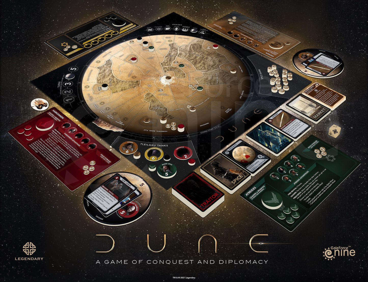 DUNE BOARD GAME - FILM VERSION