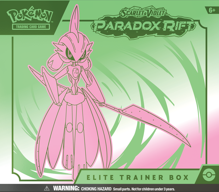 Pokemon TCG: Scarlet and Violet: Paradox RIFT: Elite Trainer Box - Iron Valiant