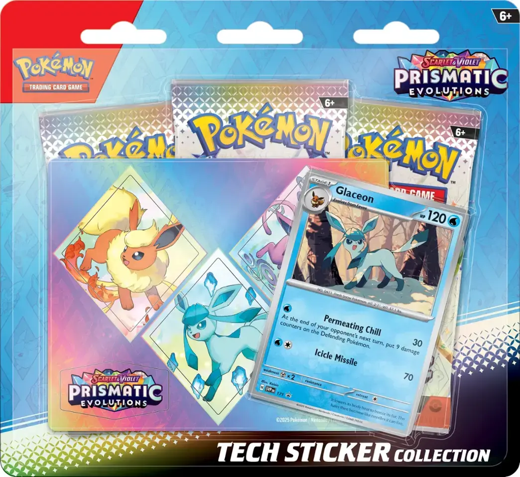 POKEMON SV8.5 PRISMATIC EVOLUTIONS TECH STICKER COLLECTION (1pc)