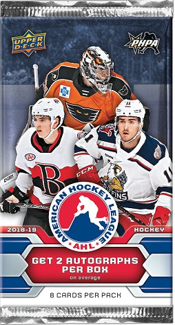 2018-19 Upper Deck AHL Hockey Hobby Box