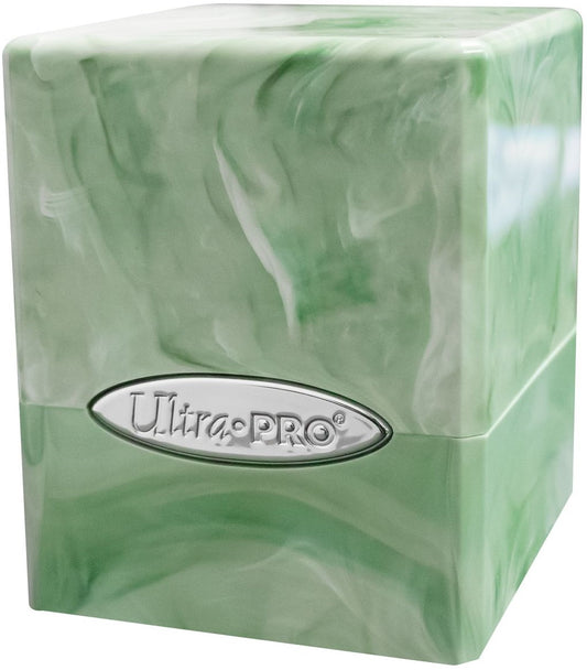 ULTRA PRO D-BOX SATIN CUBE LIME GREEN/WHITE