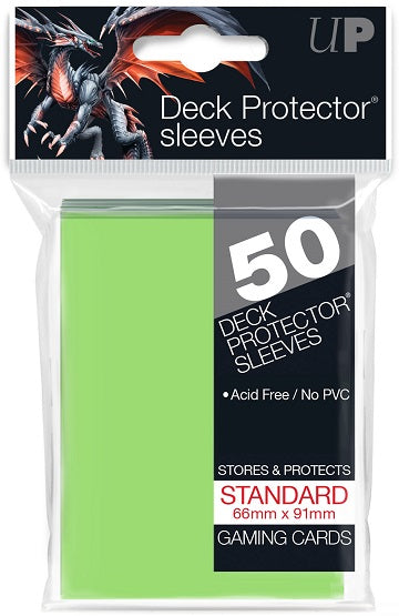 ULTRA PRO D-PRO 50CT LIME GREEN