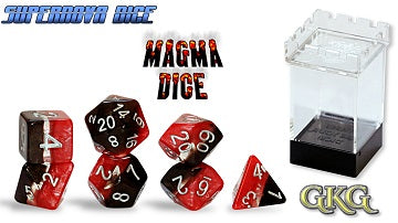 SUPERNOVA DICE - MAGMA 7-DICE SET