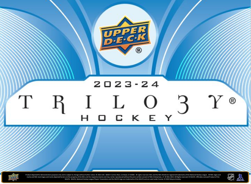 2023/24 Upper Deck Trilogy Hockey Hobby Box