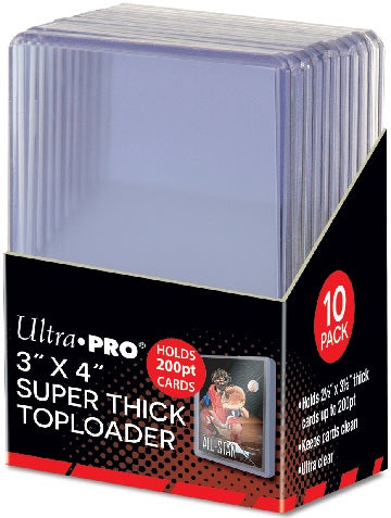 ULTRA PRO TOPLOAD 3X4 200PT SUPER THICK 10CT