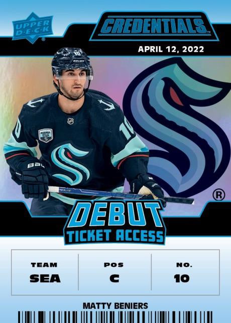 2022/23 Upper Deck Credentials Hockey Hobby Box