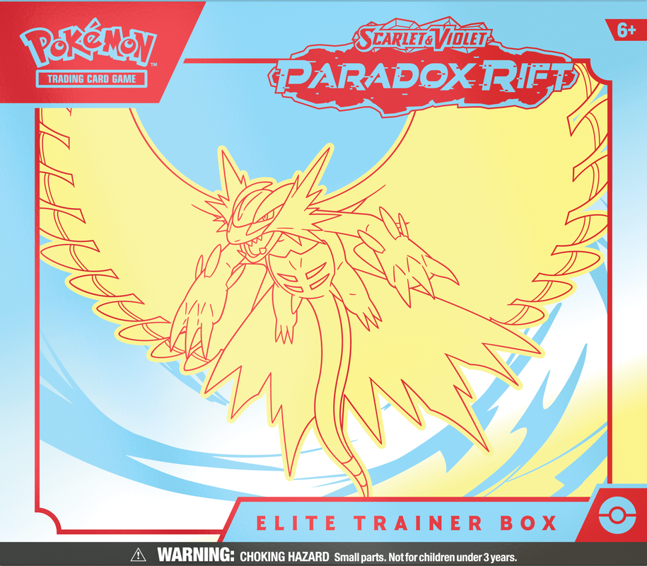 Pokemon TCG: Scarlet and Violet: Paradox RIFT: Elite Trainer Box - Roaring Moon