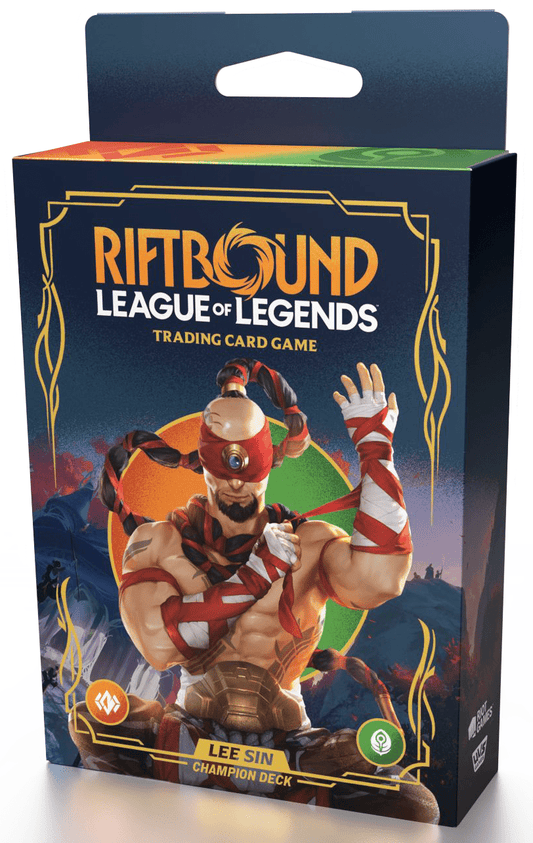 RIFTBOUND LEAGUE OF LEGENDS TCG ORIGINS CHAMPION DECK LEE SIN - GamesLand Canada