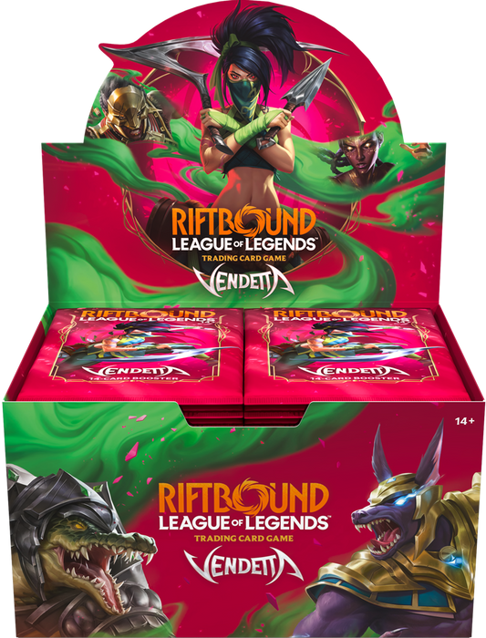 RIFTBOUND LEAGUE OF LEGENDS TCG VENDETTA BOOSTER DISPLAY (PRE-ORDER) - GamesLand Canada