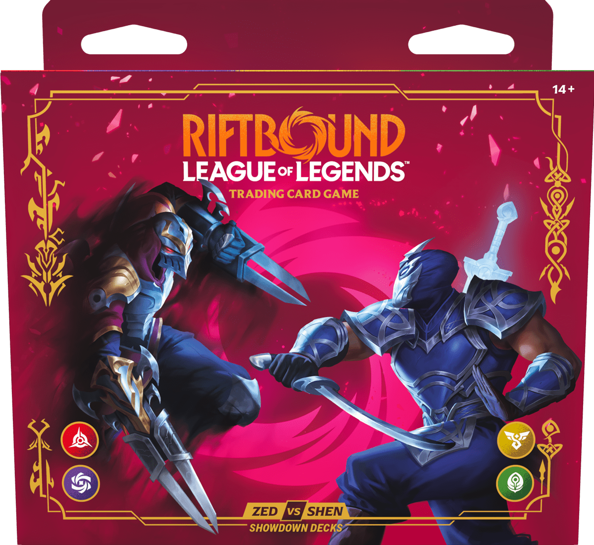 RIFTBOUND LEAGUE OF LEGENDS TCG VENDETTA ZED VS SHEN SHOWDOWN DECKS (PRE-ORDER) - GamesLand Canada