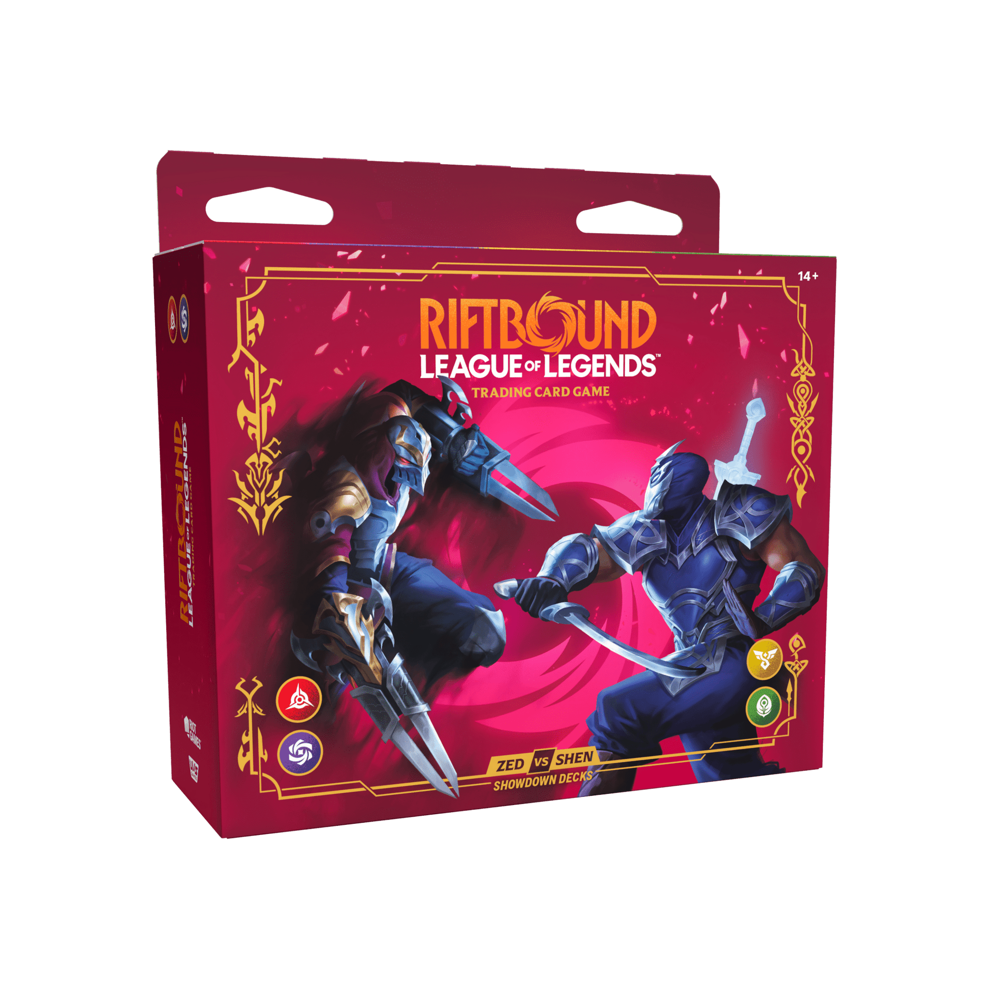 RIFTBOUND LEAGUE OF LEGENDS TCG VENDETTA ZED VS SHEN SHOWDOWN DECKS (PRE-ORDER) - GamesLand Canada