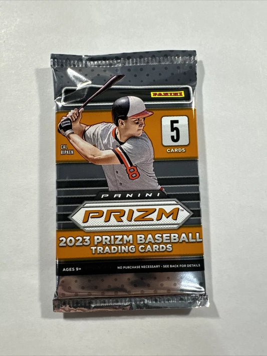 2023 Panini Prizm Baseball Blaster Pack - 5 cards (Green Ice Prizms!)