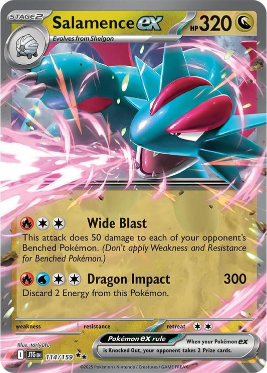Salamence ex (114/159) (JTG) - GamesLand Canada
