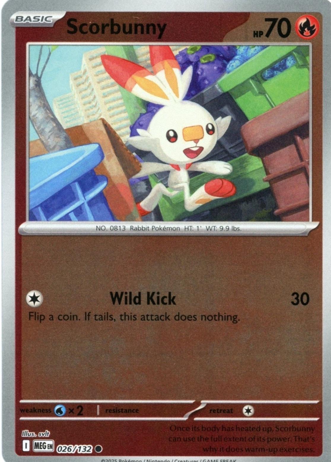 Scorbunny (026/132) (ME01: Mega Evolution) (MEG) - GamesLand Canada