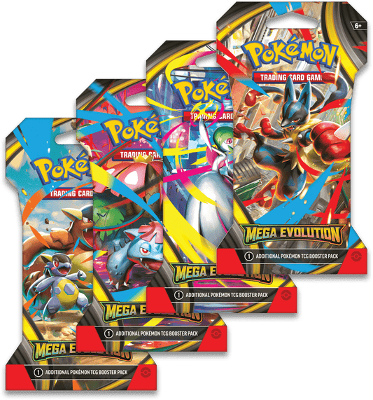 SLEEVED POKEMON ME01 MEGA EVOLUTION PACK (1 RANDOM PACK) (PRE - ORDER) - GamesLand Canada