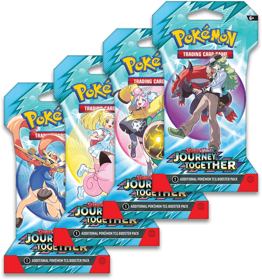 SLEEVED POKEMON SV9 JOURNEY TOGETHER PACK (1 RANDOM PACK) - GamesLand Canada