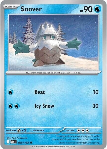 Snover (035/132) (ME01: Mega Evolution) (MEG) - GamesLand Canada