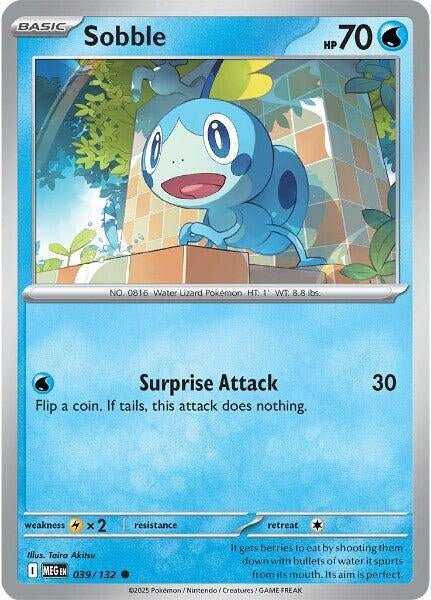 Sobble (039/132) (ME01: Mega Evolution) (MEG) - GamesLand Canada