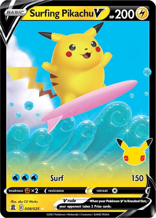 Surfing Pikachu V (008/025) (CLB) - GamesLand Canada