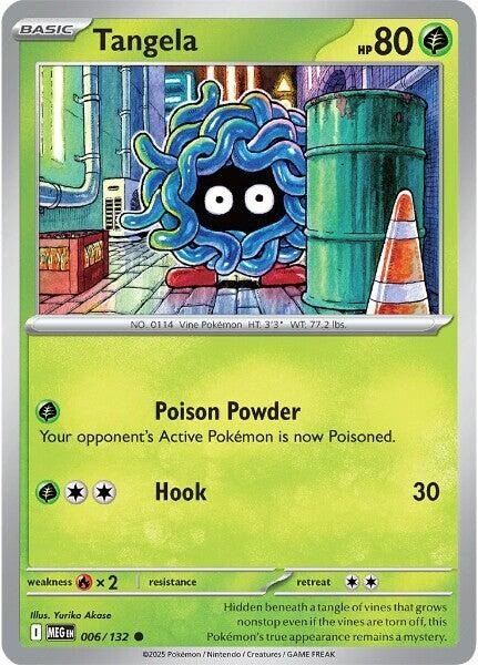 Tangela (006/132) (ME01: Mega Evolution) (MEG) - GamesLand Canada