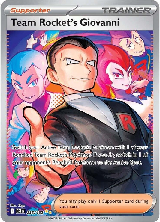 Team Rocket's Giovanni (238/182) (DRI) - GamesLand Canada