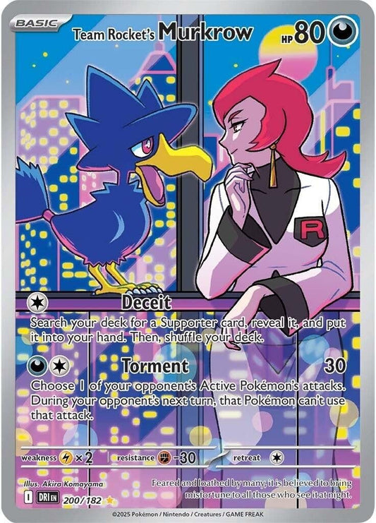 Team Rocket's Murkrow (200/182) (SV10: Destined Rivals) (DRI) - GamesLand Canada